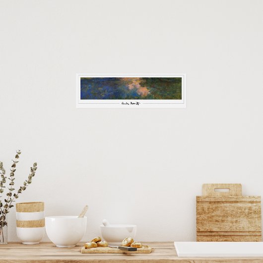 Claude Monet Zedign Art Poster #334 (Keuken)