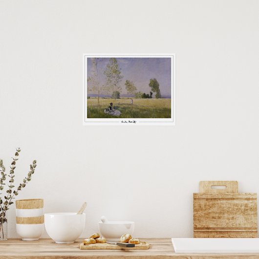 Claude Monet Zedign Art Poster #35 (Keuken)