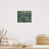 Claude Monet Zedign Art Poster #36-2 (Keuken)