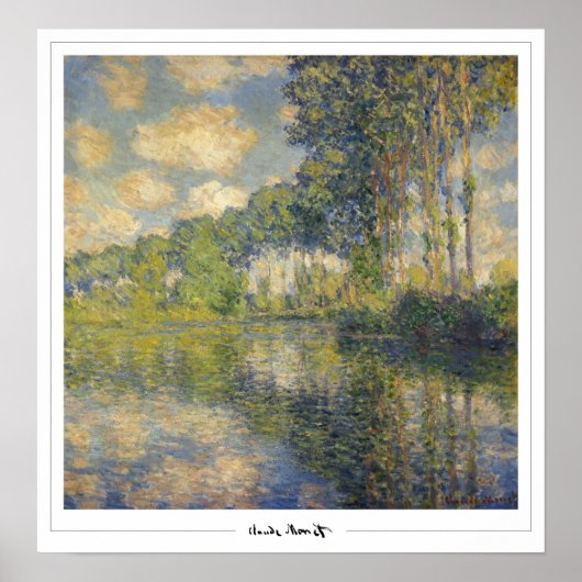 Claude Monet Zedign Art Poster #38 (Voorkant)