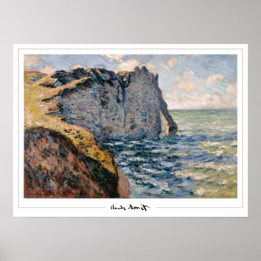 Claude Monet Zedign Art Poster #38-2 (Voorkant)
