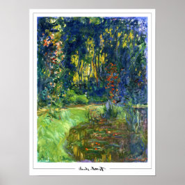 Claude Monet Zedign Art Poster #398