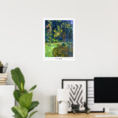 Claude Monet Zedign Art Poster #398 (Thuiskantoor)