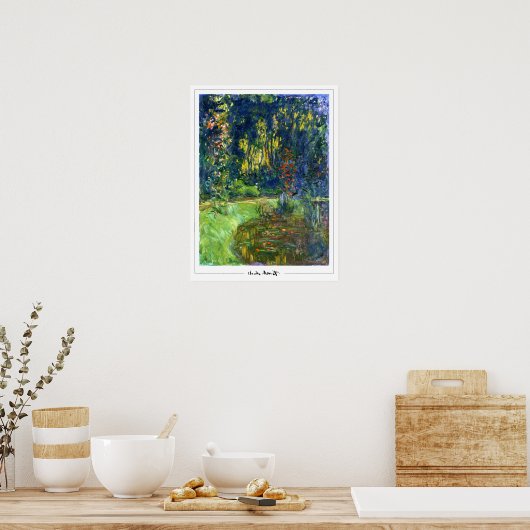Claude Monet Zedign Art Poster #398 (Keuken)