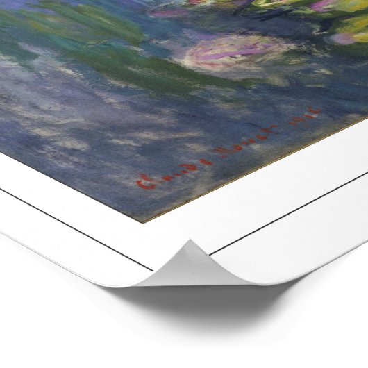 Claude Monet Zedign Art Poster #40-2 (Hoek)