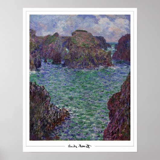 Claude Monet Zedign Art Poster #41 (Voorkant)