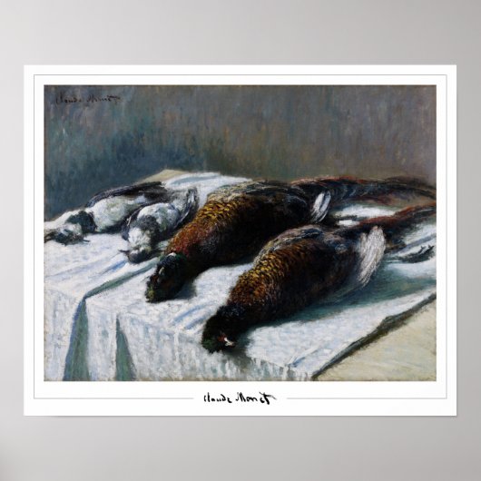 Claude Monet Zedign Art Poster #44-2 (Voorkant)
