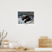 Claude Monet Zedign Art Poster #44-2 (Keuken)