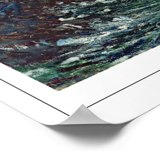 Claude Monet Zedign Art Poster #476-2 (Hoek)