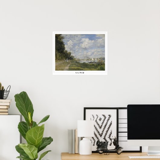Claude Monet Zedign Art Poster #48 (Thuiskantoor)