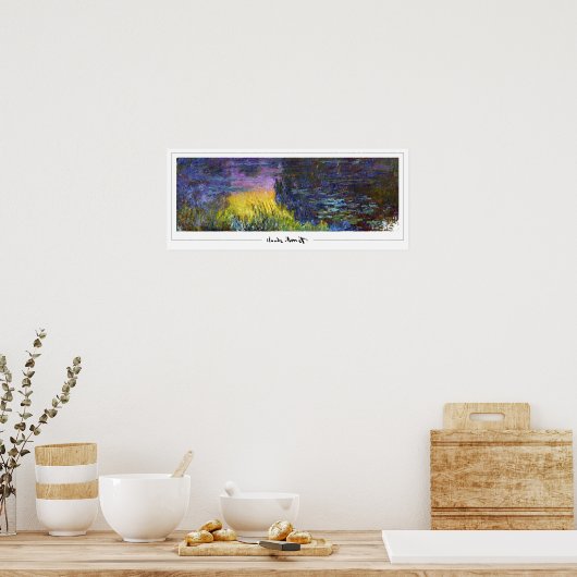 Claude Monet Zedign Art Poster #485 (Keuken)