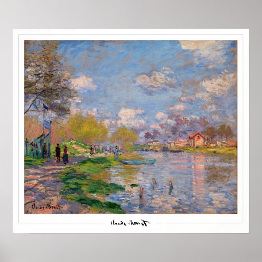 Claude Monet Zedign Art Poster #48-2 (Voorkant)