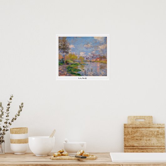 Claude Monet Zedign Art Poster #48-2 (Keuken)