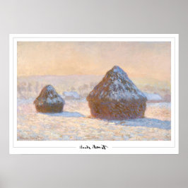 Claude Monet Zedign Art Poster #49