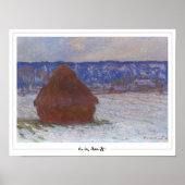 Claude Monet Zedign Art Poster #494 (Voorkant)