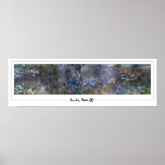 Claude Monet Zedign Art Poster #503 (Voorkant)