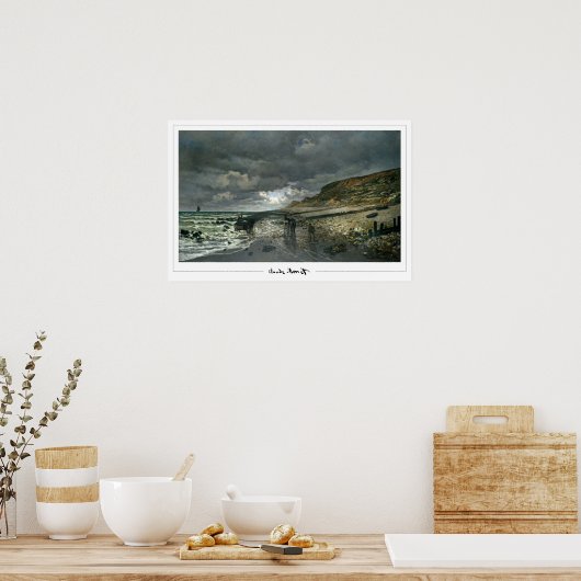 Claude Monet Zedign Art Poster #51 (Keuken)