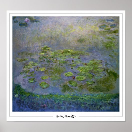 Claude Monet Zedign Art Poster #53 (Voorkant)