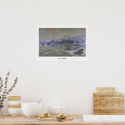 Claude Monet Zedign Art Poster #55 (Keuken)