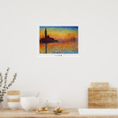 Claude Monet Zedign Art Poster #658-2 (Keuken)