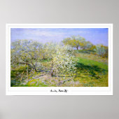 Claude Monet Zedign Art Poster #674 (Voorkant)