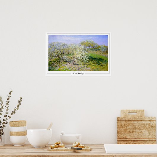 Claude Monet Zedign Art Poster #674 (Keuken)