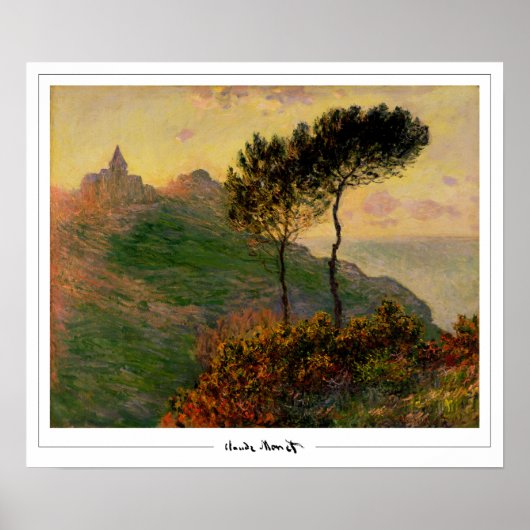 Claude Monet Zedign Art Poster #676 (Voorkant)