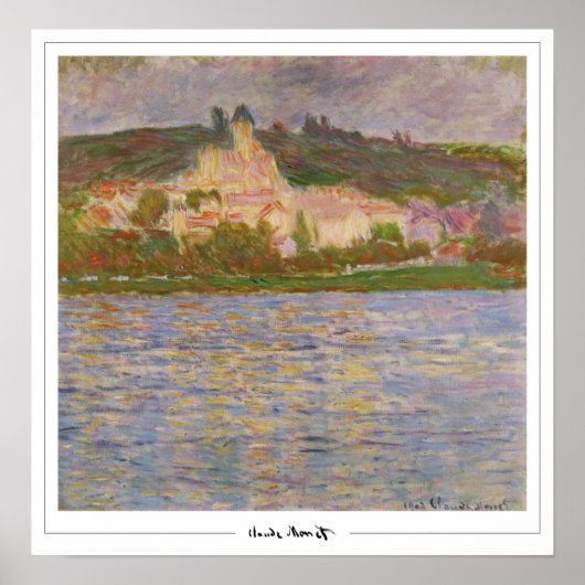 Claude Monet Zedign Art Poster #6-2 (Voorkant)