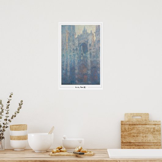 Claude Monet Zedign Art Poster #75 (Keuken)