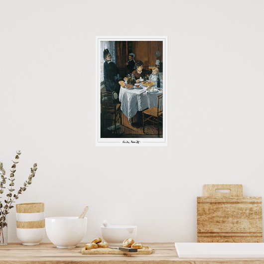 Claude Monet Zedign Art Poster #9-2 (Keuken)
