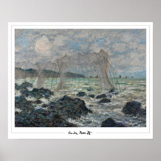 Claude Monet Zedign Kunstposter #31-2 Poster (Voorkant)