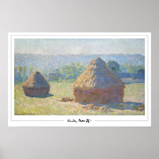 Claude Monet Zedign Kunstposter #31 Poster (Voorkant)