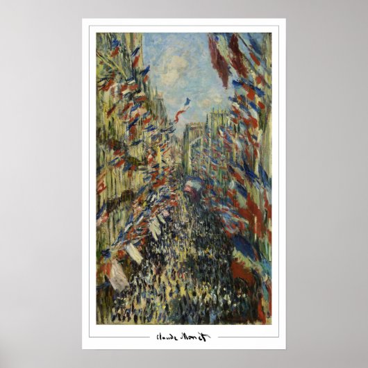 Claude Monet Zedign Kunstposter #54 Poster (Voorkant)