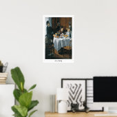 Claude Monet Zedign Kunstposter #9-2 Poster (Thuiskantoor)