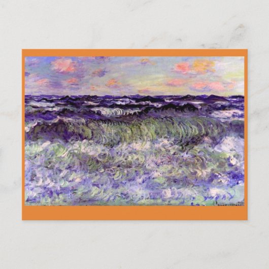 Claude Monet, Zee Study Briefkaart (Voorkant)