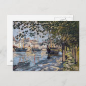 Claude Monet | Zegen in Rouen, 1872 Briefkaart (Voorkant / Achterkant)