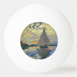Claude Monet - Zeilboot bij Le Petit-Gennevilliers Pingpongbal
