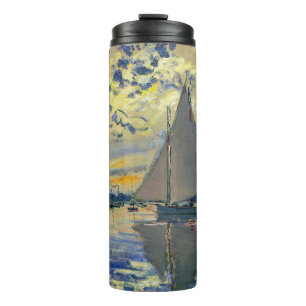 Claude Monet - Zeilboot bij Le Petit-Gennevilliers Thermosbeker