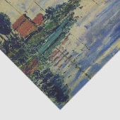 Claude Monet - Zeilboot bij Le Petit-Gennevilliers Tissuepapier (Detail)