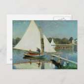 Claude Monet | Zeiling te Argenteuil, c.1874 Briefkaart (Voorkant / Achterkant)