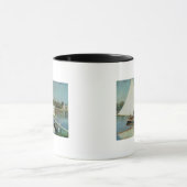 Claude Monet | Zeiling te Argenteuil, c.1874 Mok (Midden)