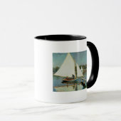 Claude Monet | Zeiling te Argenteuil, c.1874 Mok (Voorkant rechts)