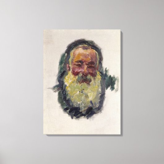 Claude Monet | Zelfportret, 1917 Canvas Afdruk (Voorkant)