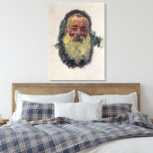 Claude Monet | Zelfportret, 1917 Canvas Afdruk (Insitu (Slaapkamer))