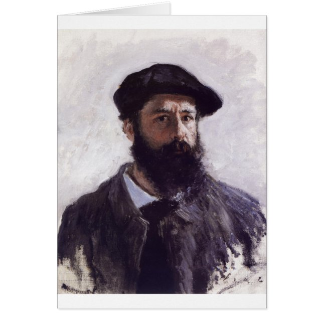 Claude Monet - Zelfportret in Beret 1886 (Voorkant)