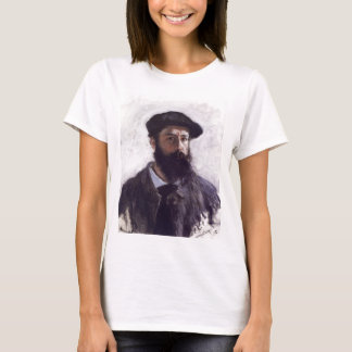 Claude Monet - Zelfportret in Beret 1886 T-shirt