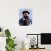 Claude Monet, Zelfportret met een baret, Poster (Thuiskantoor)