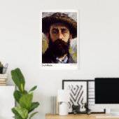 Claude Monet Zelfportret Muurkunst Poster (Thuiskantoor)