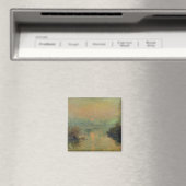 Claude Monet | Zonneafstelling over de zegen Magneet (Insitu (Vaatwasser))
