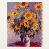Claude Monet Zonnebloemen 2024 Planner (Achterkant)